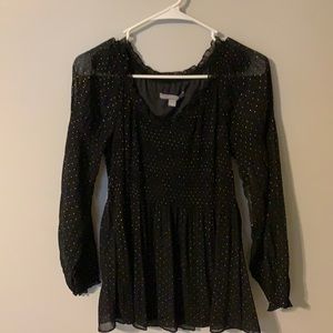 Women’s sparkling blouse